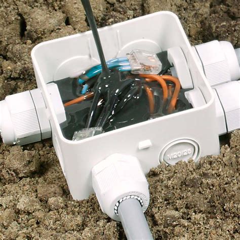 below ground electrical junction box|waterproof in ground junction box.